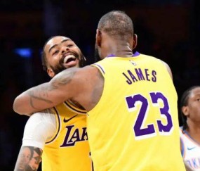 14战10胜！湖人三叉戟再逞威：拉塞尔终成詹眉绝配